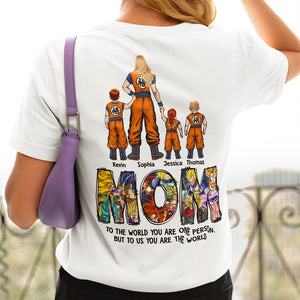 Personalized Gifts For Mom Shirt To Us You Are The World 02acdt280324hh - 2D Shirts - GoDuckee