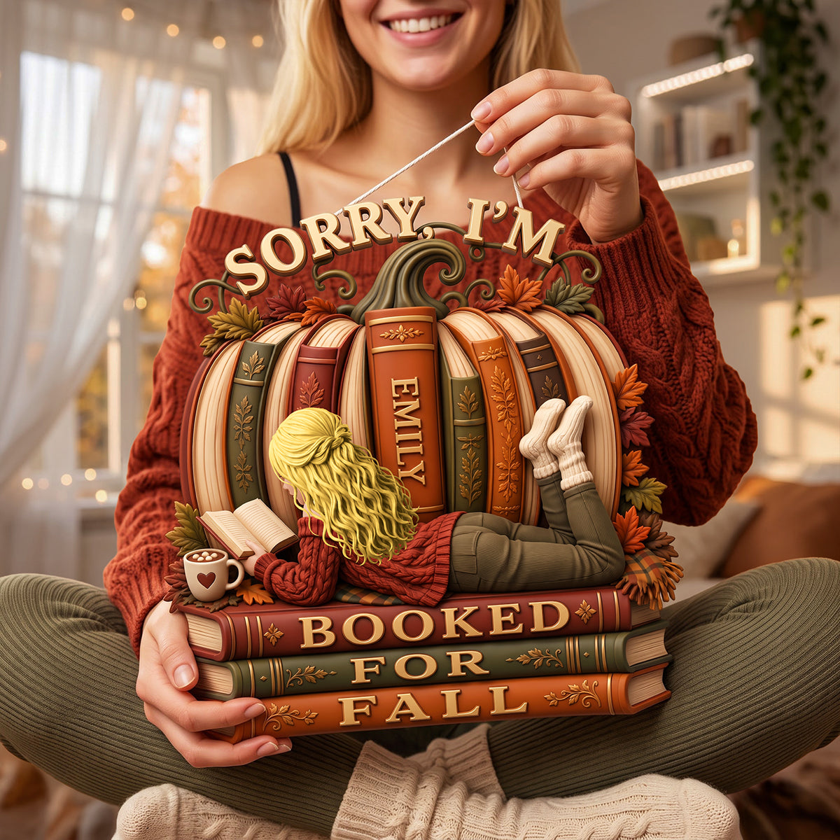 I'm Booked For All Acrylic Sign - Personalized Gifts For Book Lovers 01hata050826 - Acrylic Sign - GoDuckee
