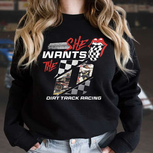 Personalized Dirt Track Racing Girl Shirt - Shirts - GoDuckee