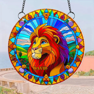 Personalized Gifts For Movie Lovers, Lion King Suncatcher Ornament 13ACDT060924 - Ornament - GoDuckee