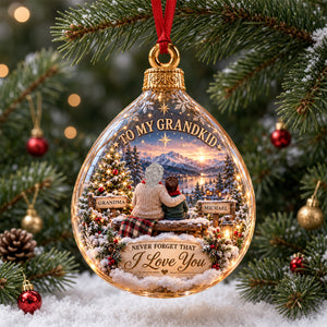 Grandma Loving Christmas Ornament - Personalized Gifts For Grandma 02padh081026 - Ornament - GoDuckee