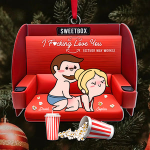 Personalized Gift For Couples, Naughty Couple Movie Acrylic Ornament 06OHQN101024HH - Ornament - GoDuckee