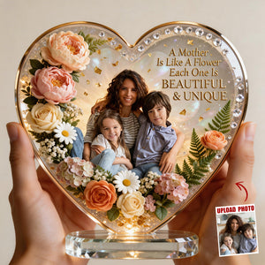 To My Beautiful Mom Acrylic Plaque - Custom Photo Gift For Mothers 04nadt270226 - Shaped Plaques - GoDuckee