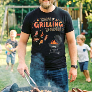 Fun Diving Into Dad Grill Shirt - Personalized Gifts For Grilling Dads 02QHTN270526 - Shirts - GoDuckee