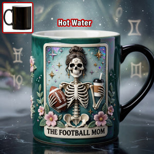 Fun Waiting American Football Mom Tarot Card Magic Mug - Personalized Gifts 03QHQN200426 - Coffee Mug - GoDuckee