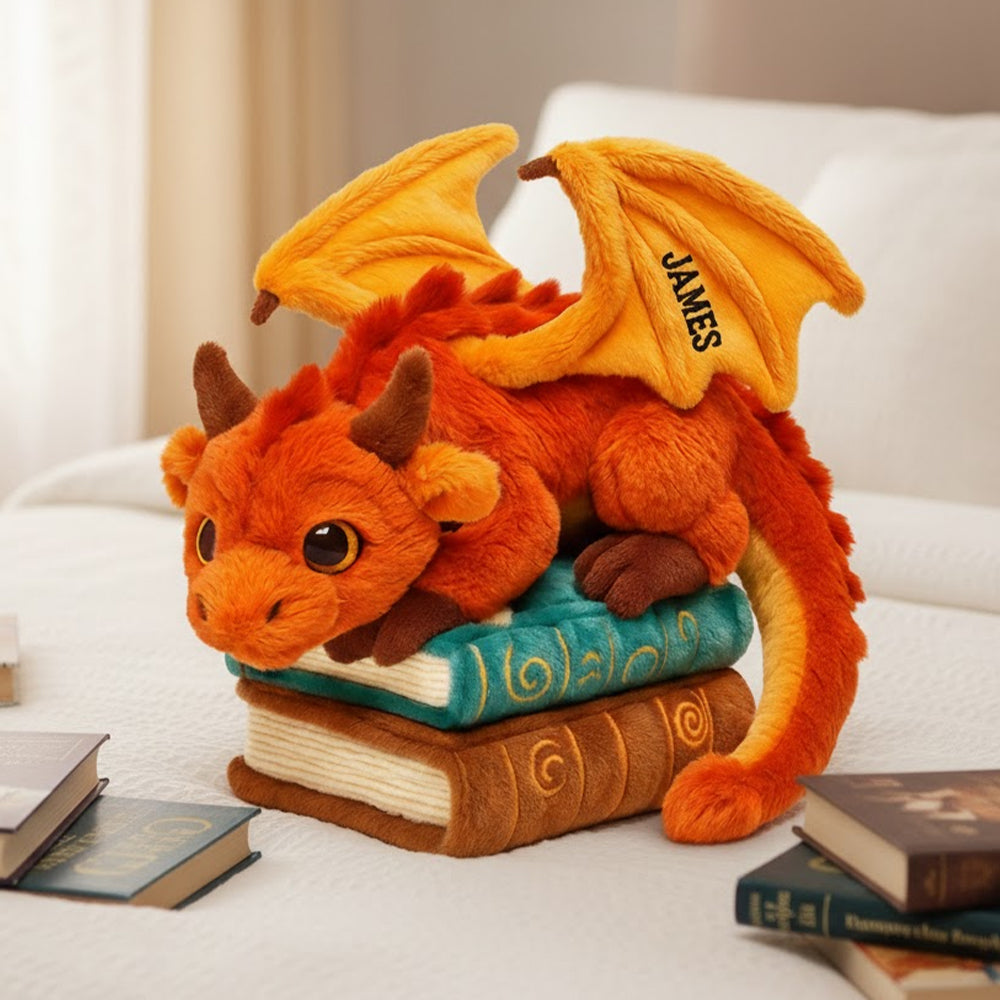 Dragon Book Custom Shaped Pillow Personalized Gifts For Book Lovers 03natn141125 - Pillow - GoDuckee