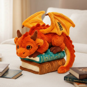 Dragon Book Custom Shaped Pillow Personalized Gifts For Book Lovers 03natn141125 - Pillow - GoDuckee