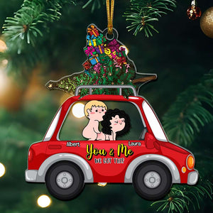 Personalized Gifts For Naughty Couple Christmas Ornament 02OHLU091024 - Ornament - GoDuckee