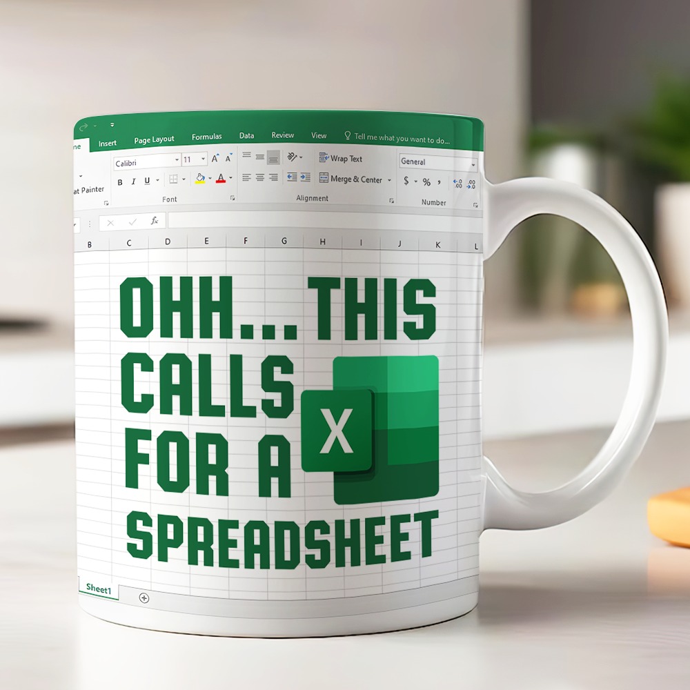 Personalized Gifts For Coworker Mug Spreadsheet 01xqpu171224 - Coffee Mug - GoDuckee