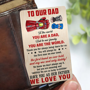 Personalized Gifts For Dad/Mom Wallet Card 02totn220125ha - Wallet Card - GoDuckee