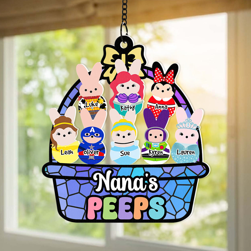 Personalized Gifts For Grandma Suncatcher Ornament Easter Day 02NADT080225 - Ornament - GoDuckee