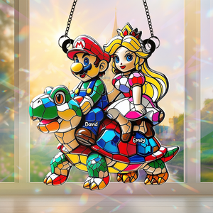 Personalized Gifts For Couple Suncatcher Ornament, Game Fans 01TGPU100725 - Ornament - GoDuckee