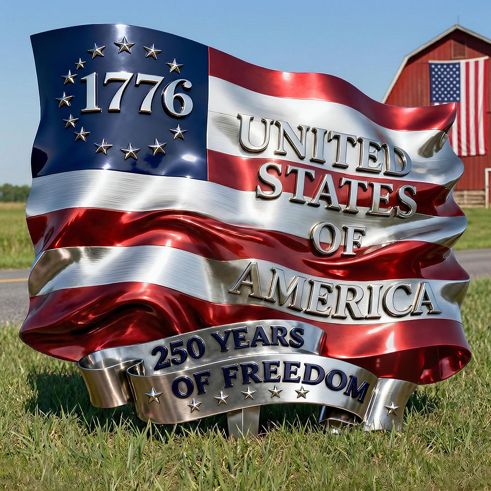 Proud Flag Metal Sign, Personalized Gifts For Patriots 02qhdt260226 - Metal Signs - GoDuckee
