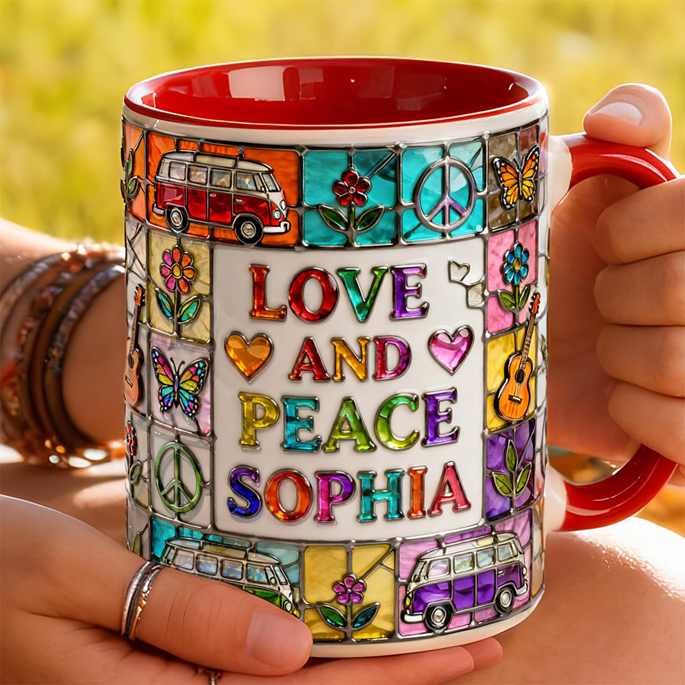 Hippie Bohemian Coffee Accent Mug - Personalized Gifts 02hydt200126 - Coffee Mug - GoDuckee