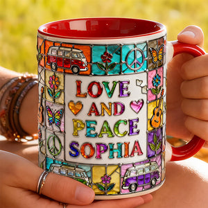 Hippie Bohemian Coffee Accent Mug - Personalized Gifts 02hydt200126 - Coffee Mug - GoDuckee