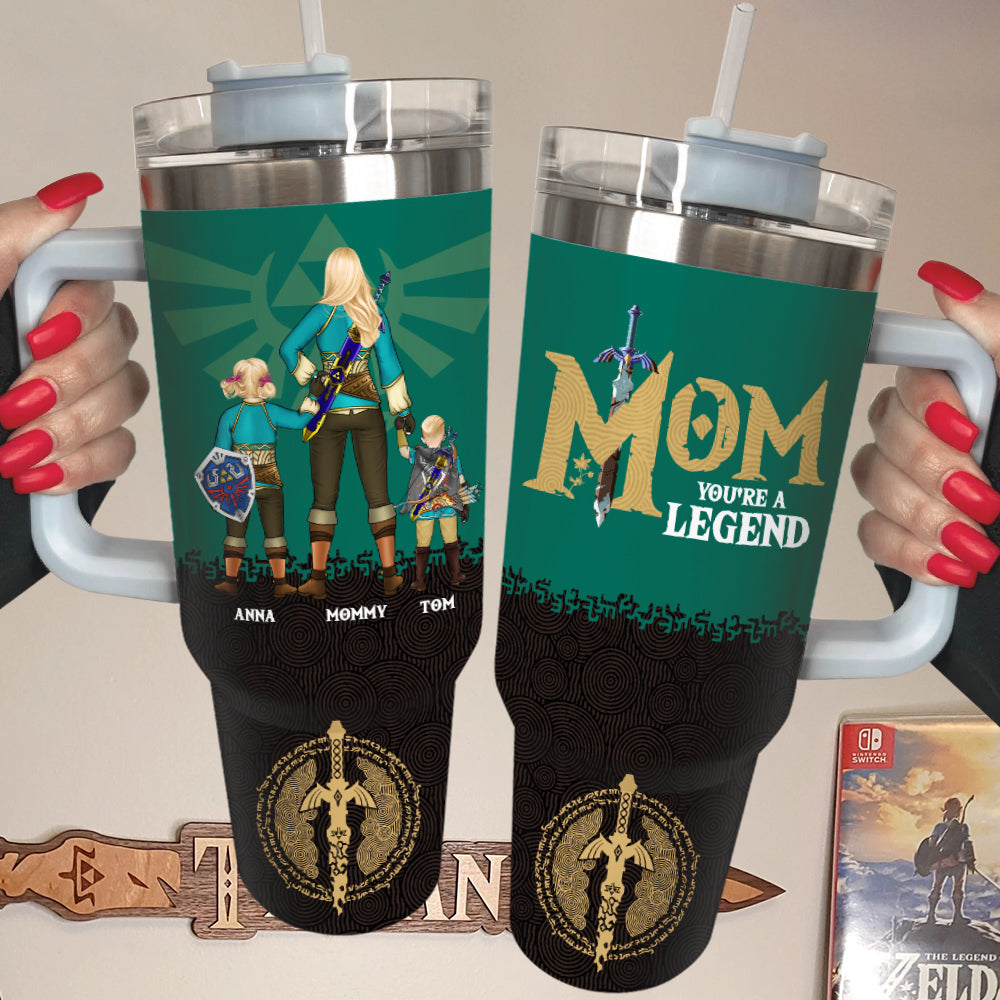 Personalized Gifts For Mom Tumbler Handle 07HUDT150424HG Mother's Day - Tumbler Cups - GoDuckee