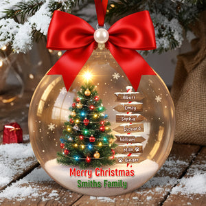 Family Tree Christmas Ornament – Personalized Gifts For Family 01hyqn191125 - Ornament - GoDuckee