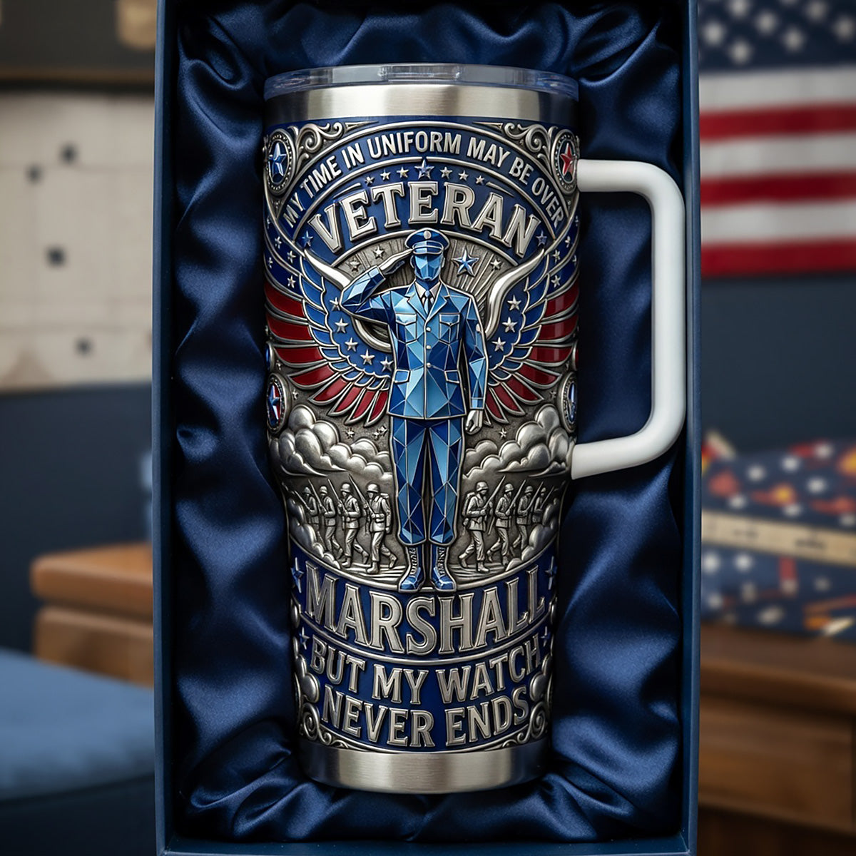 Veteran Proud Tumbler - Personalized Gifts For Veterans 05pamg100326 - Tumbler Cup - GoDuckee