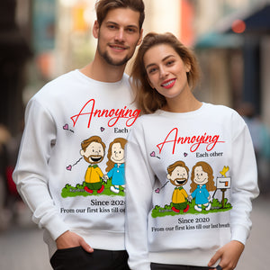 Personalized Gift For Couples 2D Shirt Annoying Each Other 01OHLU251224DA - Shirts - GoDuckee