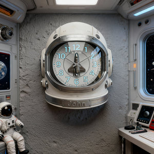 Astronaut Acrylic Hanging Wall Clock - Personalized Gifts 07hylu221225 - Hanging Wall Clock - GoDuckee