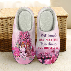 Personalized Gifts For Friends Slippers Christmas 04XQMH170924 - Shoes - GoDuckee