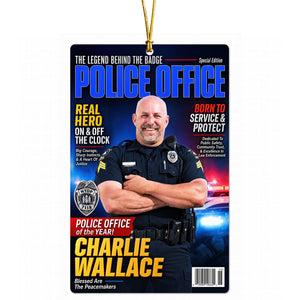 Police Officer Christmas Ornament Custom Photo Gifts 04HUQN260826