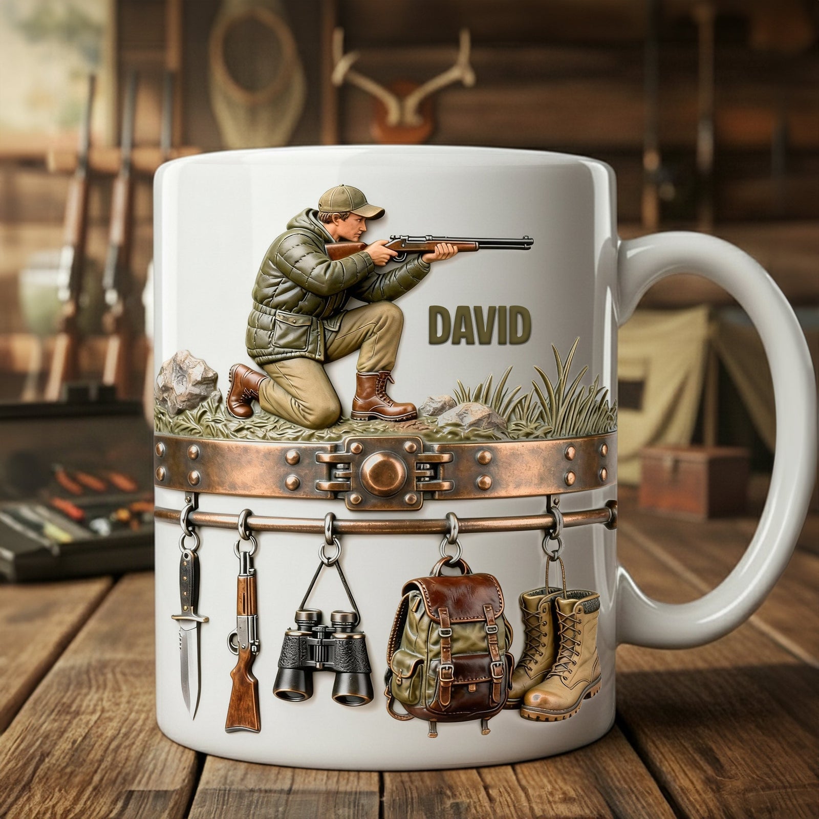 Hunter Coffee Mug - Personalized Gifts For Hunters 07tolu201225 - Coffee Mug - GoDuckee