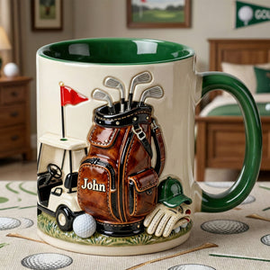 On The Course Golf Coffee Mug - Personalized Gift For Golfers 05HYMG050126 - Coffee Mug - GoDuckee