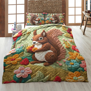 Personalized Gifts For Squirrel Lovers Quilt Bed Set 06kaqn220125 - Blanket - GoDuckee