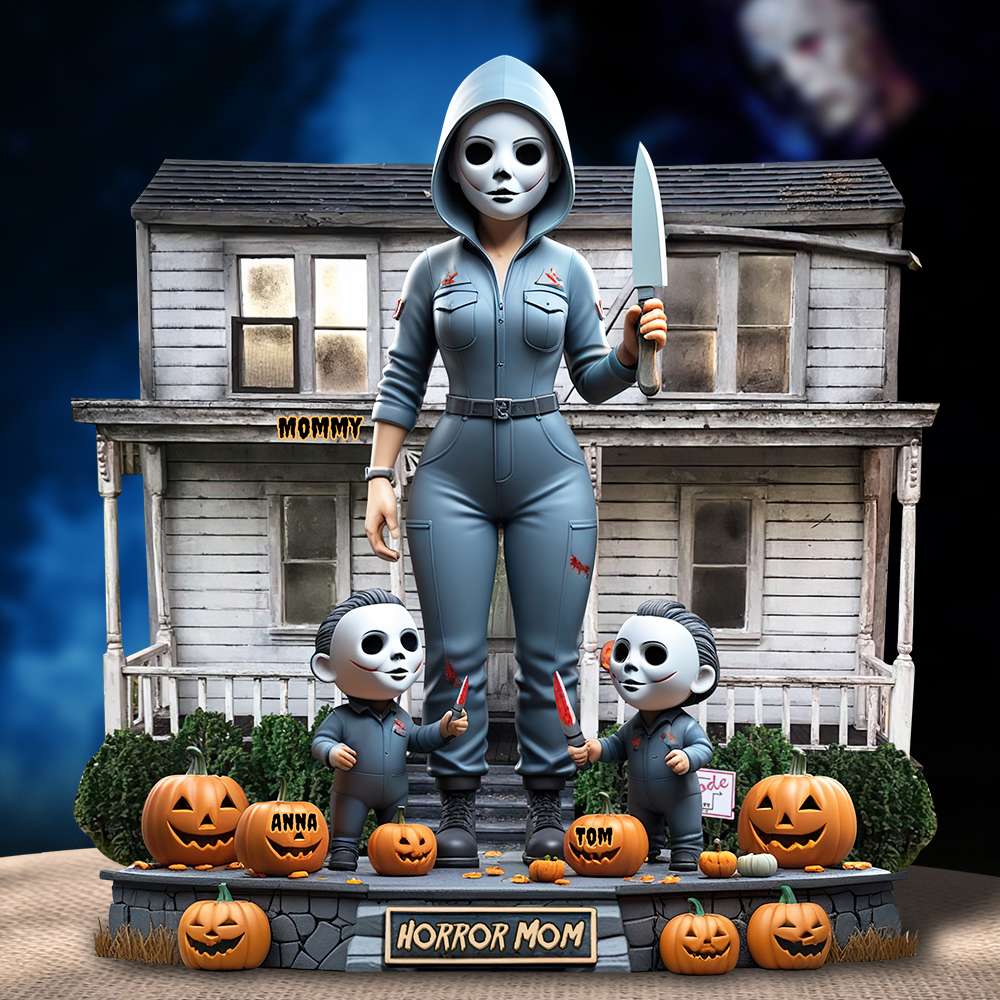 Horror Mom Slay Acrylic Plaque - Personalized Gifts For Mom 01qhdt160425 - Shaped Plaques - GoDuckee