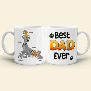 Best Dad Dog Ever 02NAHN050423 Personalized Mug Father's Day Gift - Coffee Mug - GoDuckee