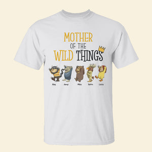 Personalized Gift For Mom Shirt Mother Of The Wild Things 01NAHN180124 - 2D Shirts - GoDuckee
