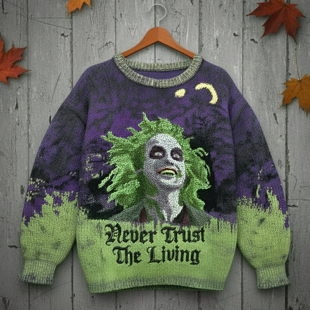 Fun Horror Anti Social Ugly Sweater, Personalized Gifts For Horror Fans 01qhtn080925 - AOP Products - GoDuckee