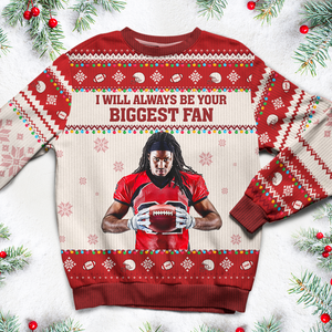 Custom Photo Gifts For Football Fans Ugly Sweater 01ACPU021024 - AOP Products - GoDuckee