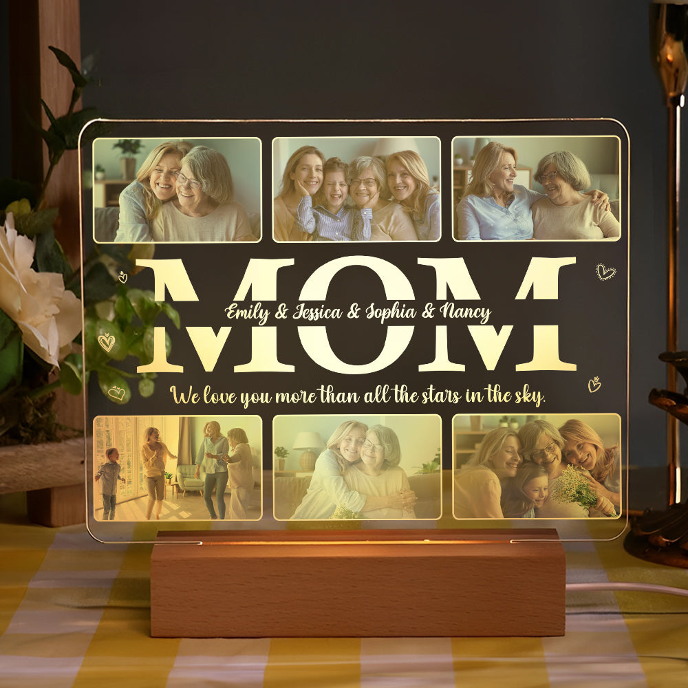 Custom Photo Gifts for Mom LED Light We Love You - Led Lights - GoDuckee