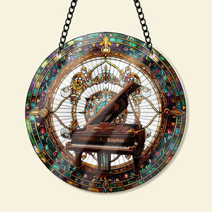 Personalized Gifts For Music Lovers Piano Suncatcher Ornament 29acqn240824 - Ornament - GoDuckee