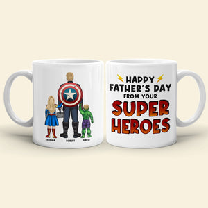 Dad Happy Father's Day, Personalized Coffee Mug, Best Dad Ever Mug, Gift For Dad 09acqn220523tm - Coffee Mug - GoDuckee