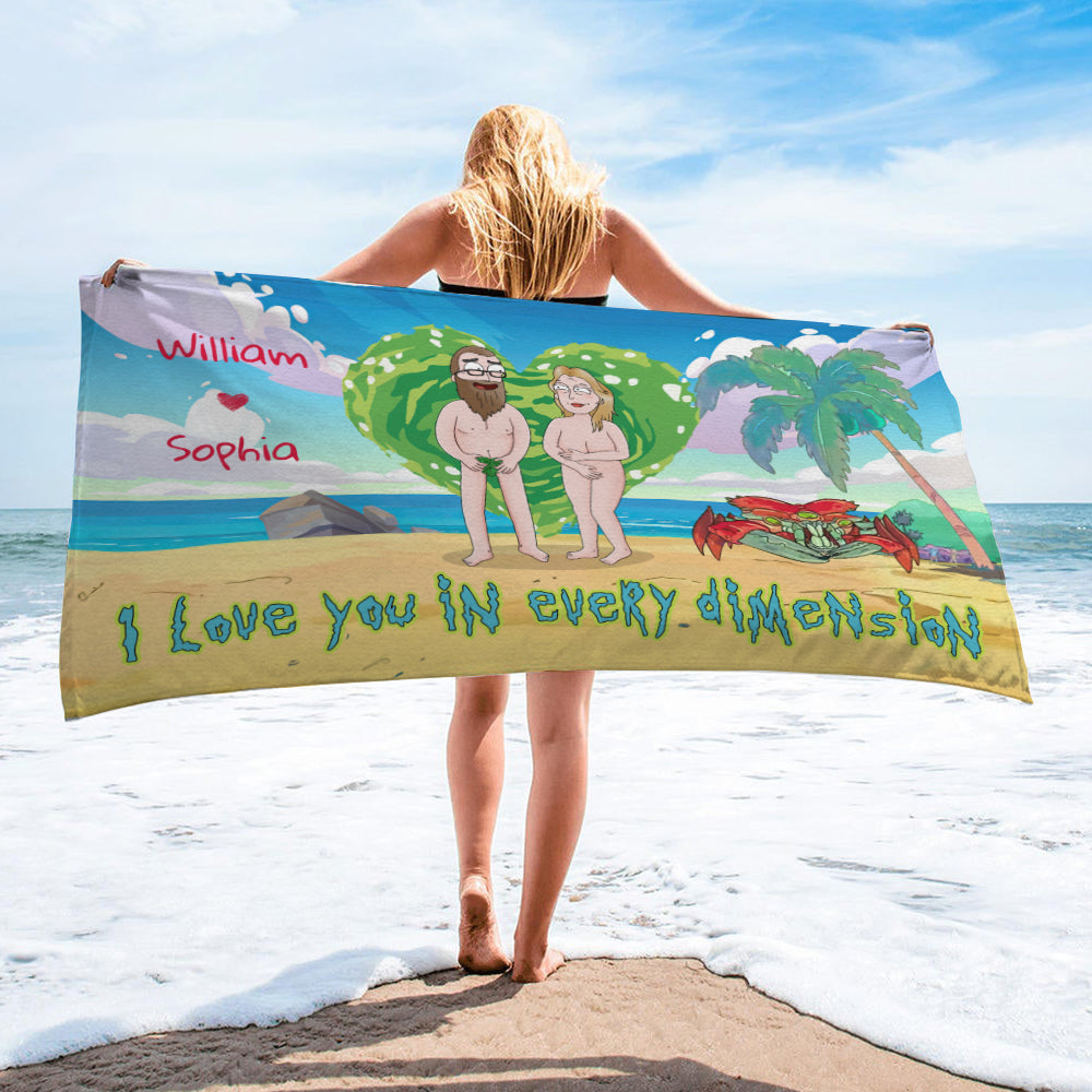 Personalized Gifts For Couple Beach Towel 01KADT020724HG - Beach Towel - GoDuckee