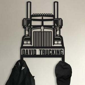 Personalized Gifts For Truck Lovers Hanging Metal Sign 02HUDT180624 - Metal Signs - GoDuckee