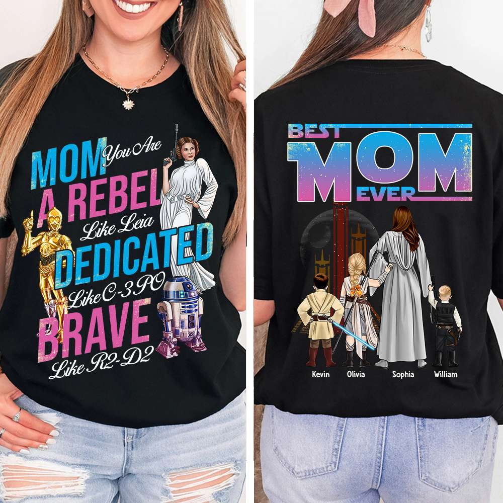 Personalized Gifts For Mom Shirt Best Mom Ever 02NADT020424DAHHHG - 2D Shirts - GoDuckee
