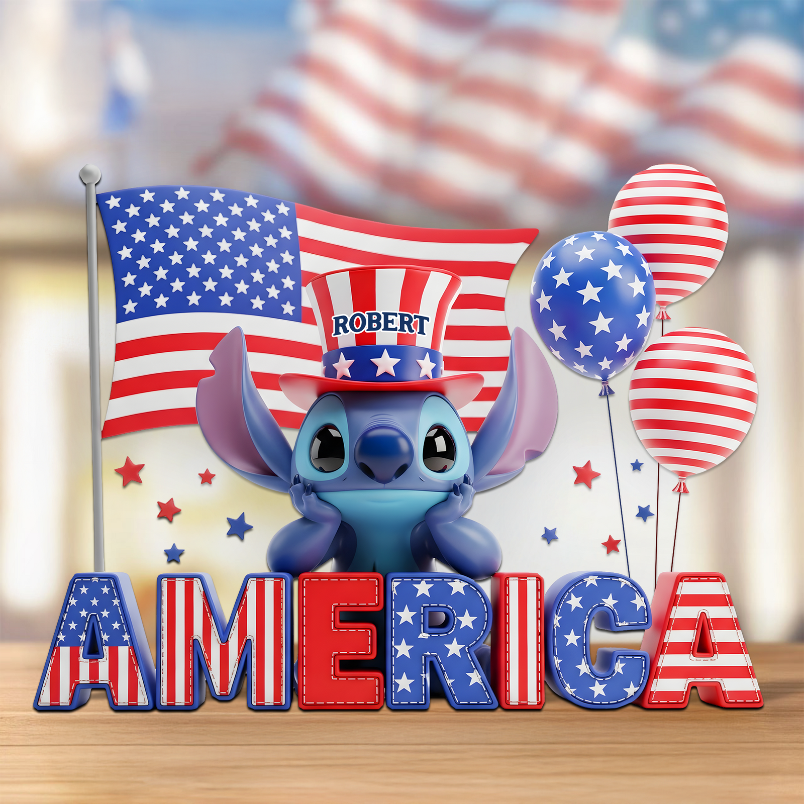 Independence Day Acrylic Plaque - Personalized Gifts For Americans 04ohpu050625 - Shaped Plaques - GoDuckee