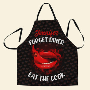 Personalized Gifts For Couple Aprons Eat The Cook - Aprons - GoDuckee