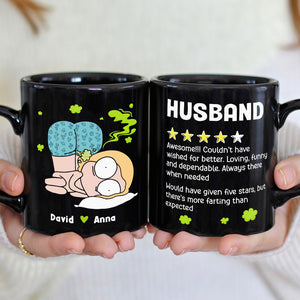 There's More Farting Than Expected- Gift For Couple-Personalized Coffee Mug- Funny Couple - Coffee Mug - GoDuckee