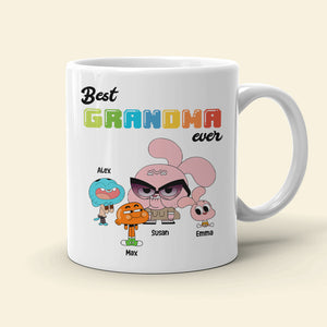 Best Grandma Ever, Gift For Grandma, Personalized Mug, Granny And Kids Mug 04DNHN170423 - Coffee Mug - GoDuckee