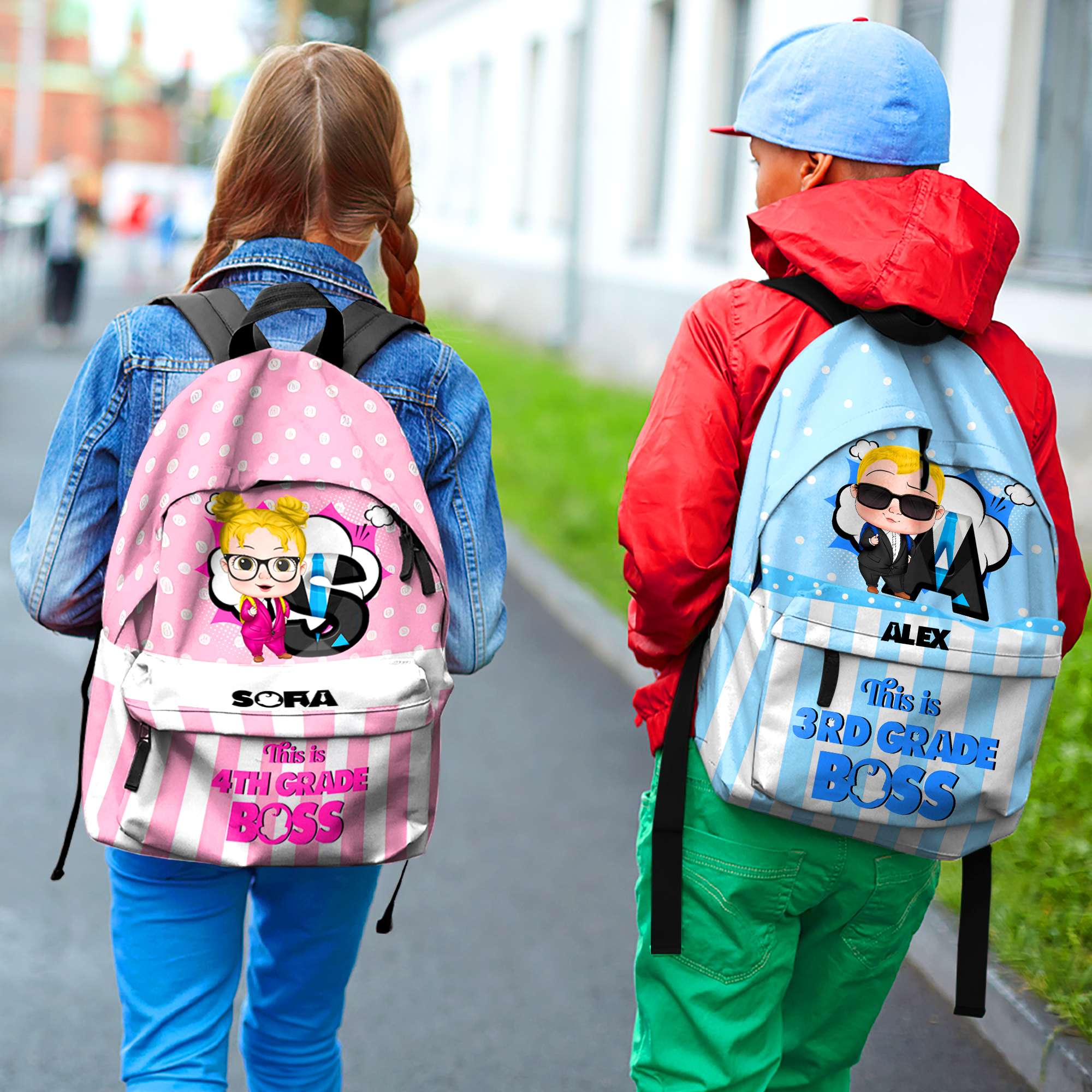 Personalized Gift For Kid Backpack 03XQMH040724HH Back To School - Backpack - GoDuckee