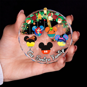 Personalized Gifts For Family Christmas Ornament 03acpu071024 - Ornament - GoDuckee