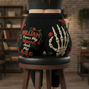 Naughty Skeleton Hands Leggings - Personalized Gifts For Her 04naqn041225 - Shorts and Pants - GoDuckee