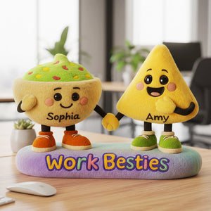 Work Besties Custom Shape Pillow - Personalized Gifts For Besties 02nata151125 - Pillow - GoDuckee