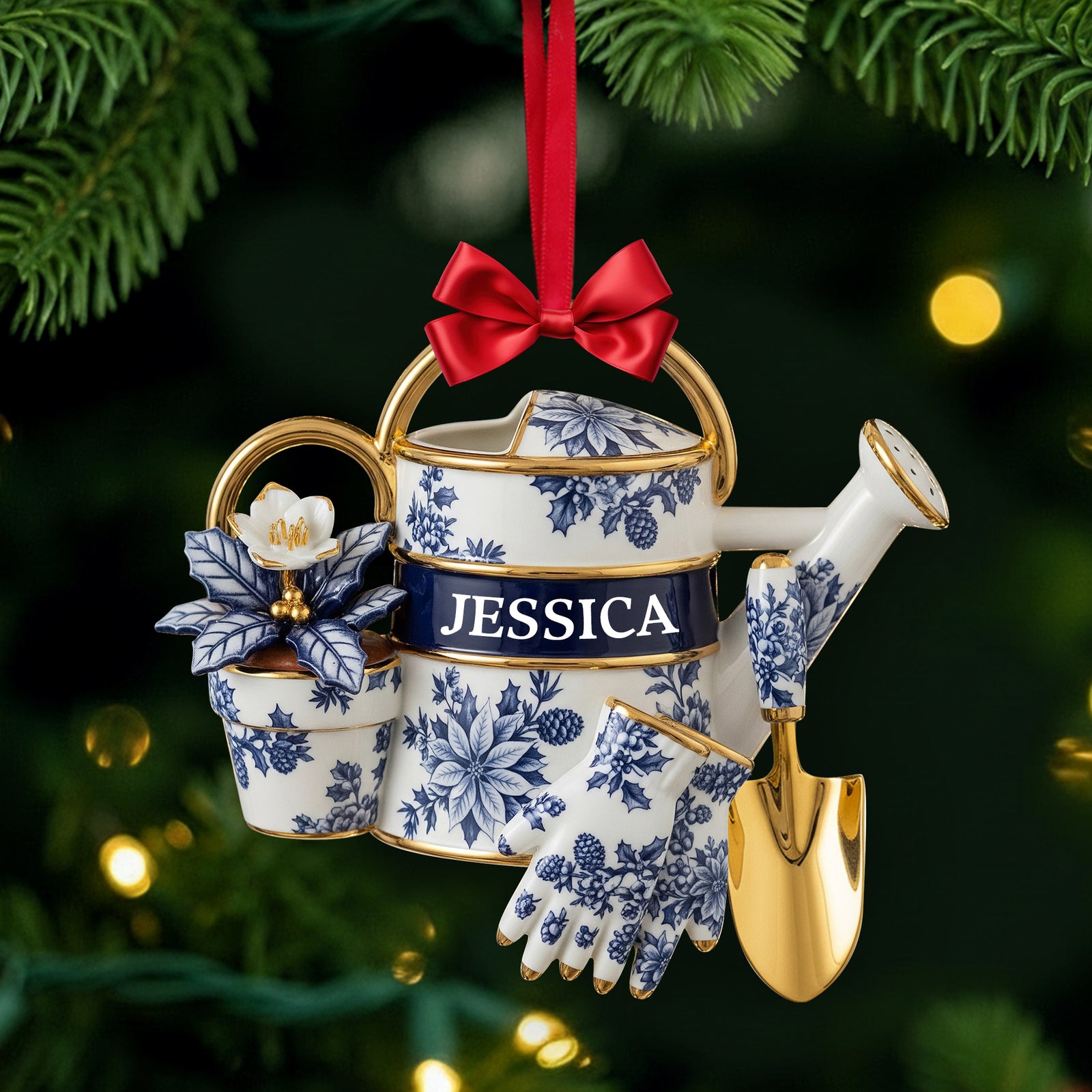 Garden Tools Acrylic Ornament - Personalized Gifts For Gardeners 02PGLU131025 - Ornament - GoDuckee