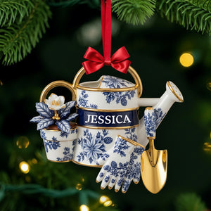 Garden Tools Acrylic Ornament - Personalized Gifts For Gardeners 02PGLU131025 - Ornament - GoDuckee